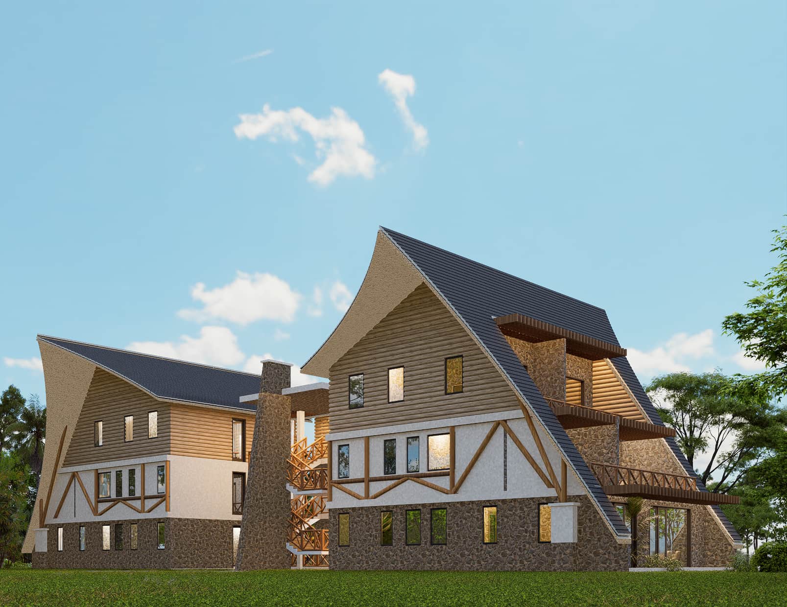 BLISS PARK Typology B 2 Bedroom Semi – Detatched Villa