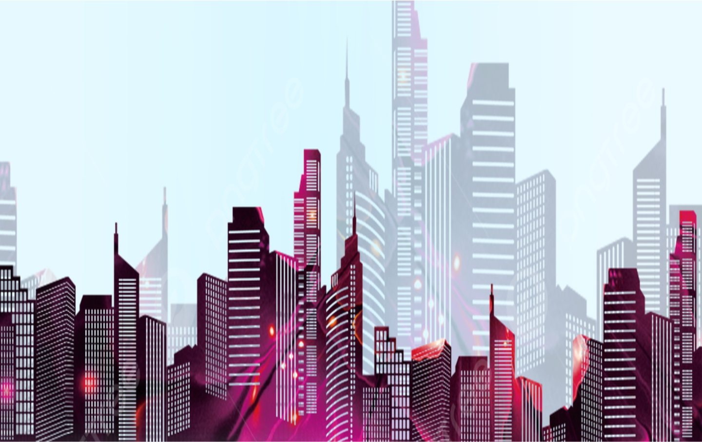 pngtree creative synthesis city comic real estate picture image 916360